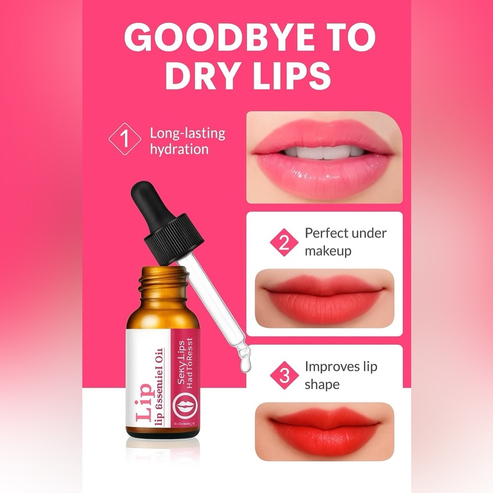 LIP ESSENTIAL OIL SERUM by LYNE BEAUTY - Picture 3 of 9